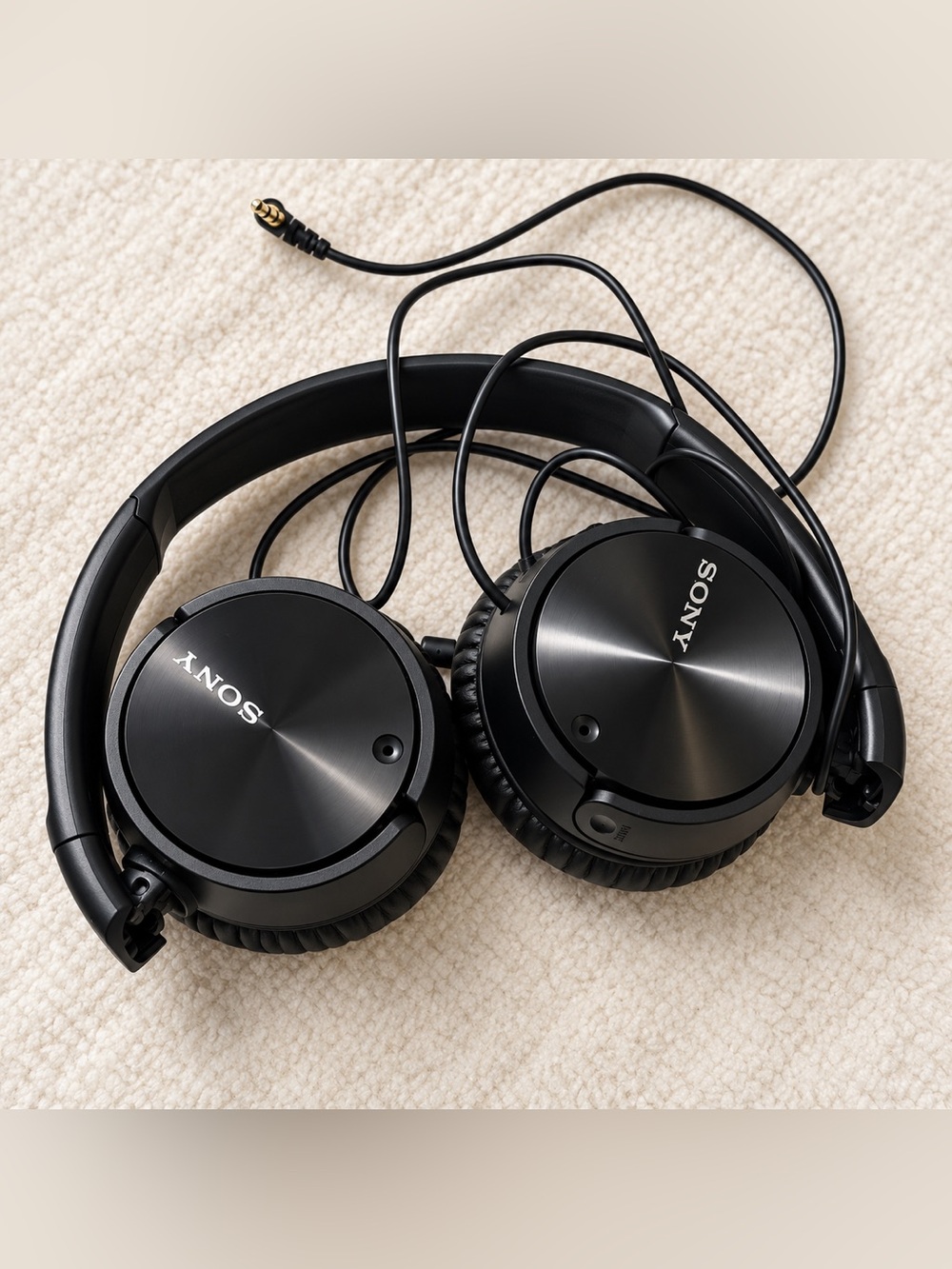 Sony Black Over-Ear Wired Headphones